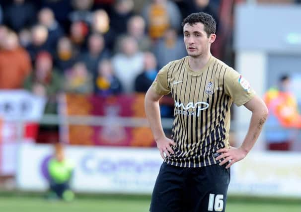 TIMELY GOAL: Carl McHugh scored a late winner for Bradford City against Port Vale.