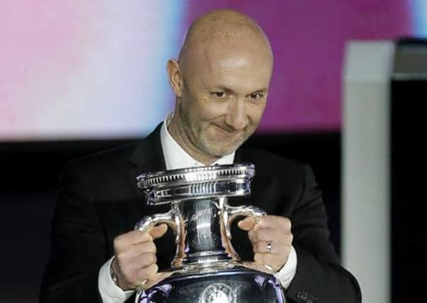 France's UEFA European Championship winning keeper Fabien Barthez.