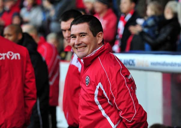 Sheffield United manager Nigel Clough. Picture : Jonathan Gawthorpe.