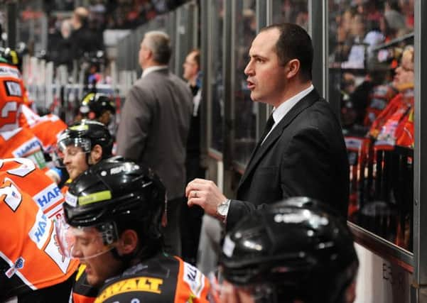 Sheffield Steelers' head coach Gerad Adams.