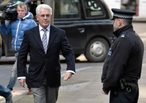 PR guru Max Clifford arrives at Southwark Crown Court, London