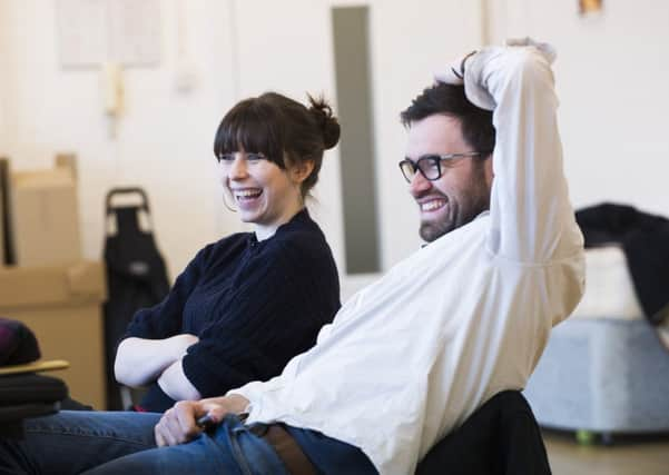 Playwright Anya Reiss and director Ben Kidd. Picture: Tristram Kenton