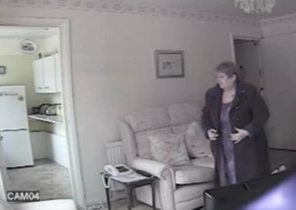 Gillian Carlton King captured on a hidden camera. Pictures: Ross Parry Agency