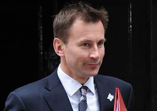 Culture Secretary Jeremy Hunt