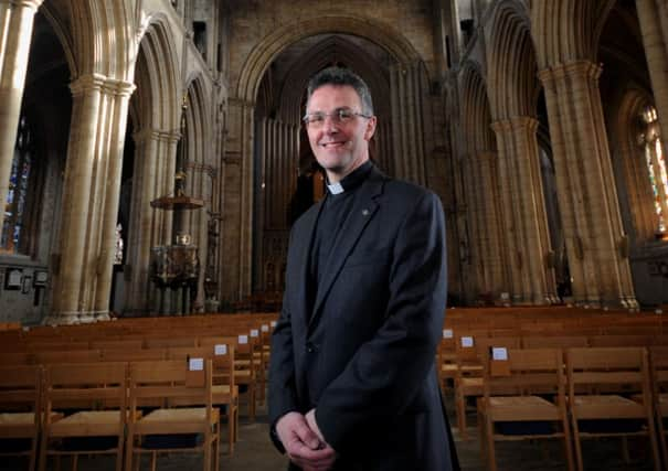 New Dean of Ripon Rev Canon John Dobson, at Ripon Cathedral