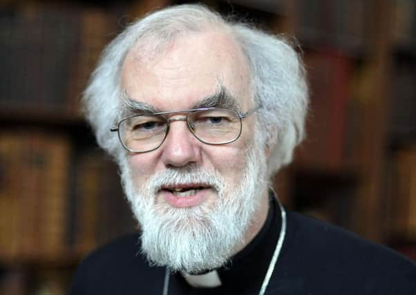 Former Archbishop of Canterbury Dr Rowan Williams.