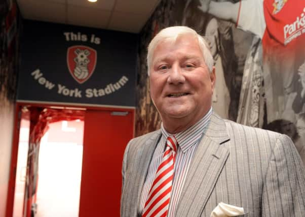 Rotherham United chairman Tony Stewart