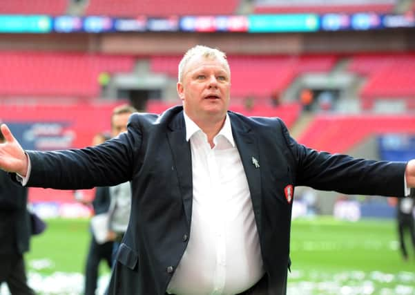 Rotherham United manager Steve Evans. Picture: Jonathan Gawthorpe.