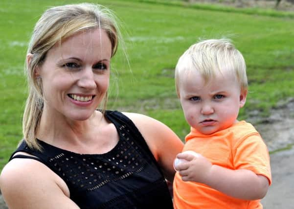 Harry Pattinson with mum Lesley. Picture: Ross Parry Agency