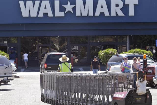 Stormy scenes marked the Wal-Mart AGM