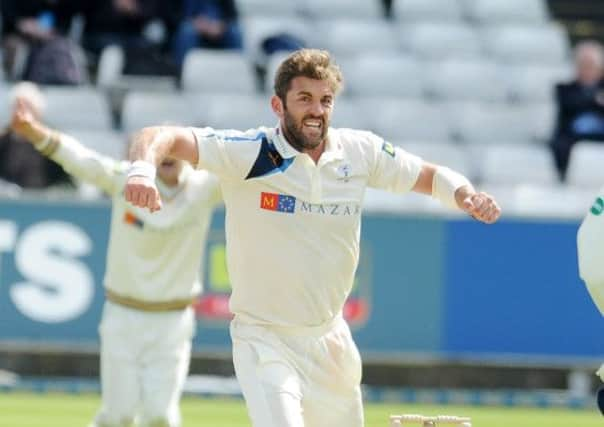 Yorkshire's Liam Plunkett.