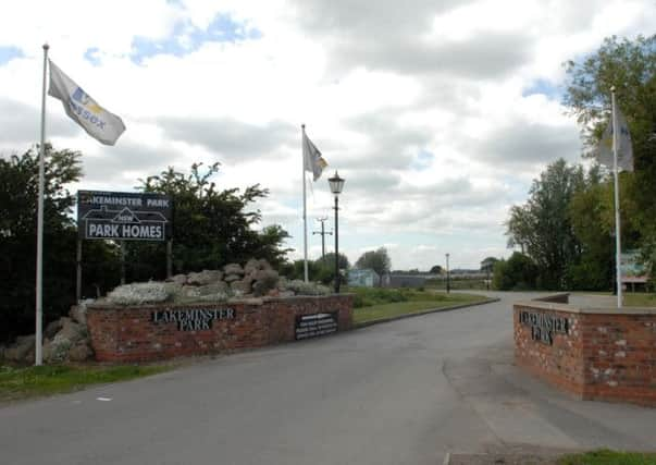 The entrance to Lakeminster Park, Beverley