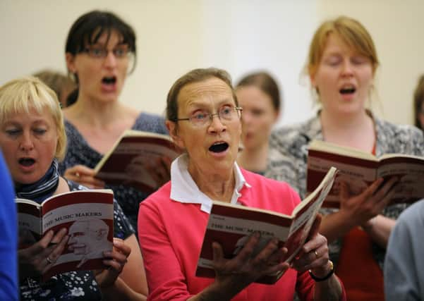 The York Musical Society rehearsing for their Elgar concert in York Minster. Pictures by Bruce Rollinson