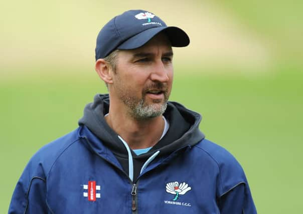 Yorkshire head coach Jason Gillespie.