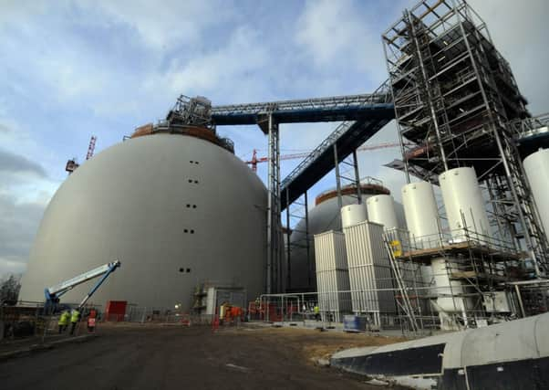 A biomass plant at Drax