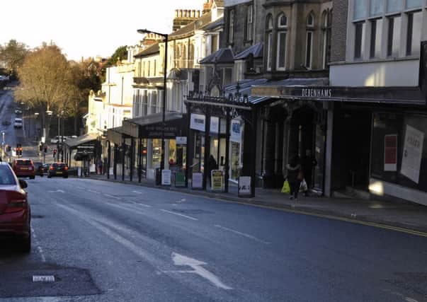 Parliament Street in Harrogate.  (140113M3c)