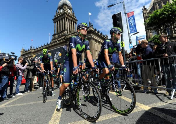 The Grand Depart sets off from Leeds en route to a Royal welcome at Harewood