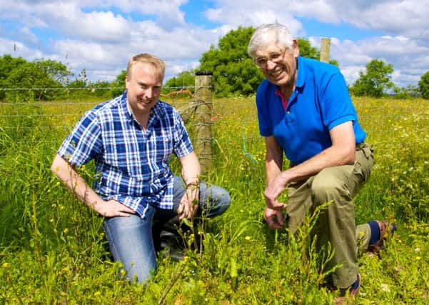 Cornfield Flowers project co-ordinators Tom Normandale (left) and Chris Wilson