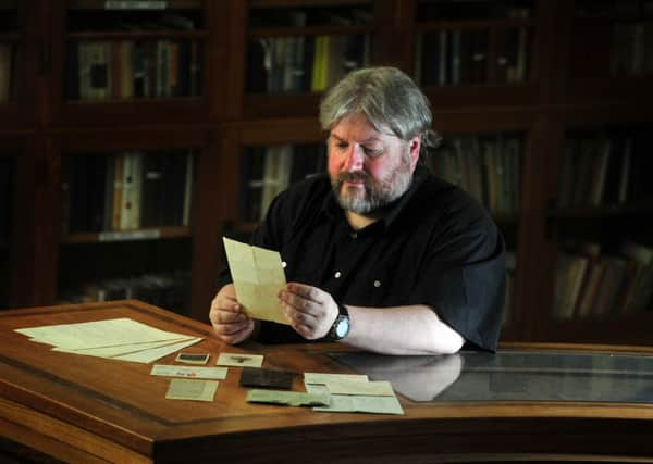 Richard High, librarian in Special Collections at The Liddle Collection at Leeds University.