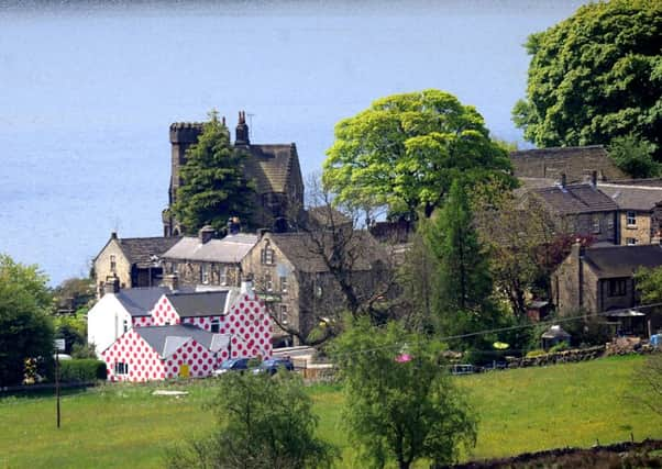 The Bank View Cafe at Langsett near Sheffield is visible from miles around