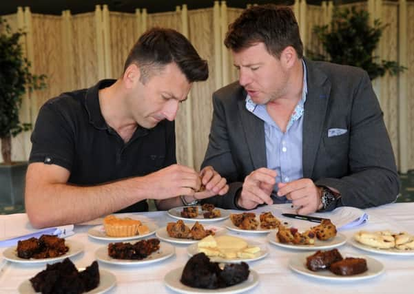 The 2014 Taste Awards judging got underway yesterday with the help of Steve Dunkley, left, of Eblex, and Juston Brosenitz, of The Star Inn The City.