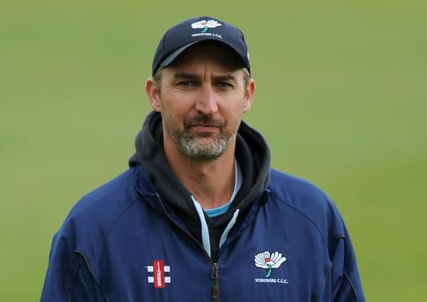 Yorkshire head coach Jason Gillespie