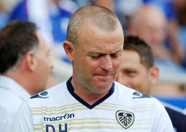 Leeds United head coach David Hockaday. Picture: Bruce Rollinson