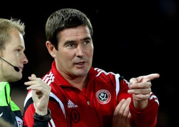 Sheffield United manager Nigel Clough