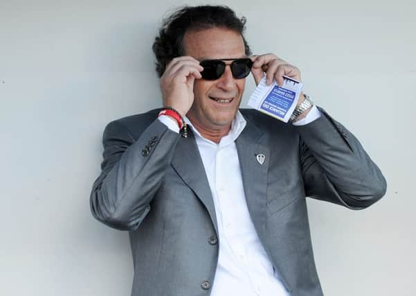 Leeds United owner Massimo Cellino. Picture: Jonathan Gawthorpe.