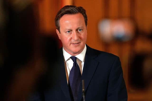 Prime Minister David Cameron