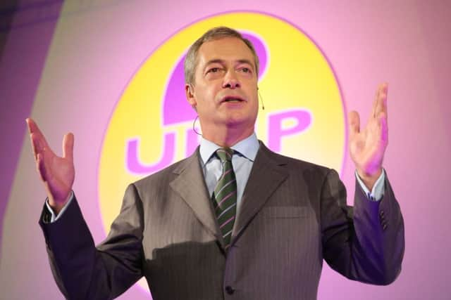 UKIP leader Nigel Farage.