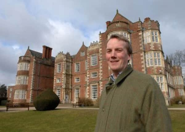 Simon Cunliffe-Lister at home at Burton Agnes Hall, near Bridlington. Picture: Terry Carrott