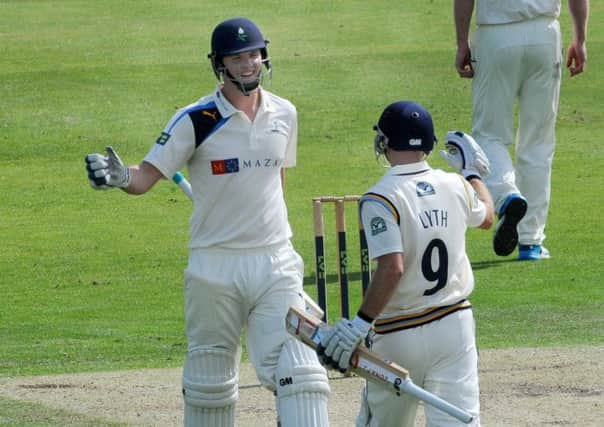 Alex Lees and Adam Lyth.