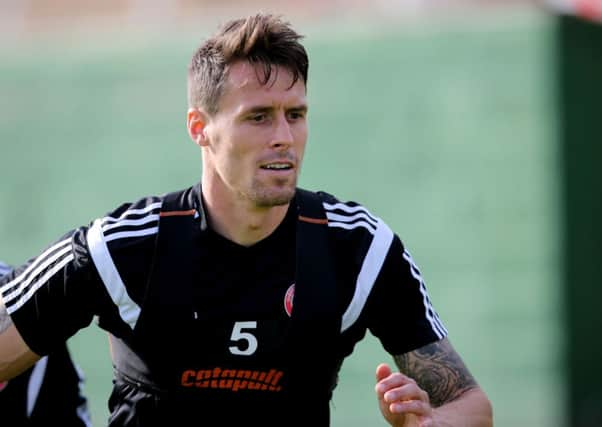 New Sheffield United signing 
Paddy McCarthy at training on Friday. (Picture: Blades Sports Photography)