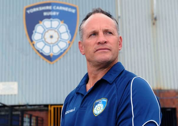 Yorkshire Carnegie head coach Gary Mercer.