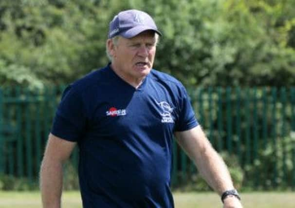 Clive Griffiths, pictured training at Castle Park Rugby Club.