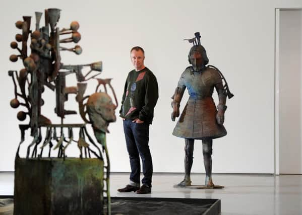 Artist Folkert de Jong at the Hepworth, Wakefield.