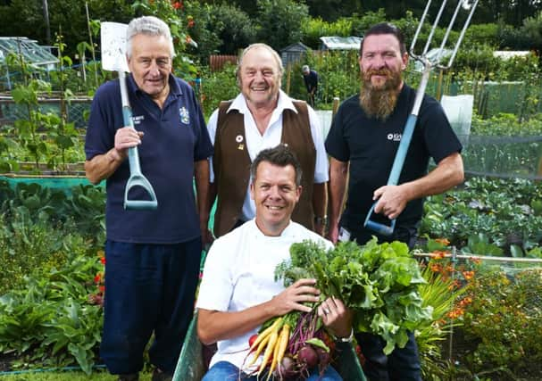 Tim Bilton (front), chef at The Spiced Pear in Hepworth.