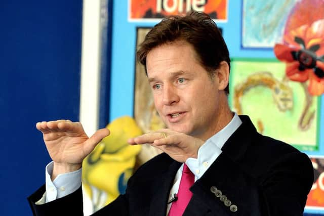 Deputy Prime Minister Nick Clegg