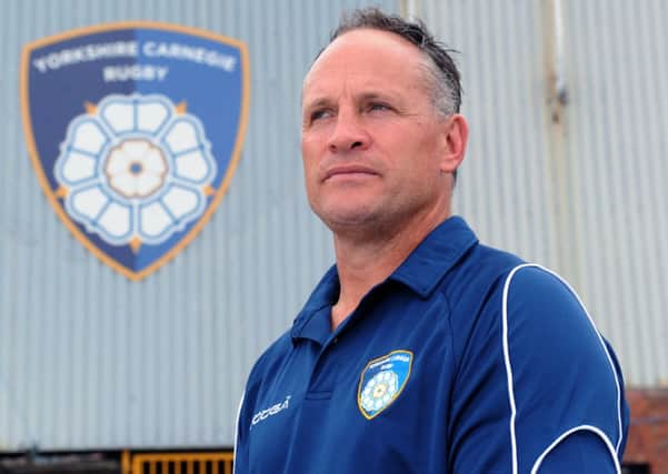 Yorkshire Carnegie Rugby head coach Gary Mercer. Picture: Jonathan Gawthorpe.