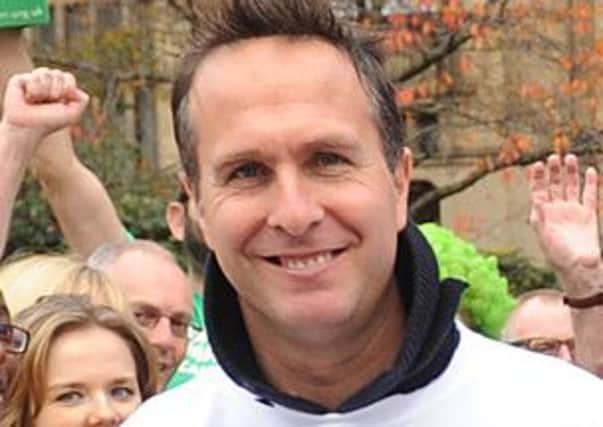 Michael Vaughan launches the new Plusnet Yorkshire Half Marathon