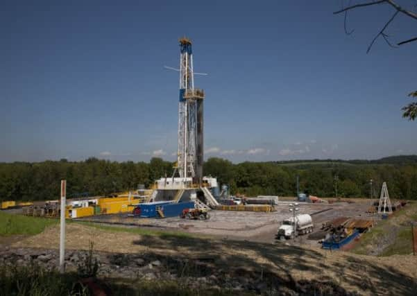 Fracking rigs like this one are a common site in America