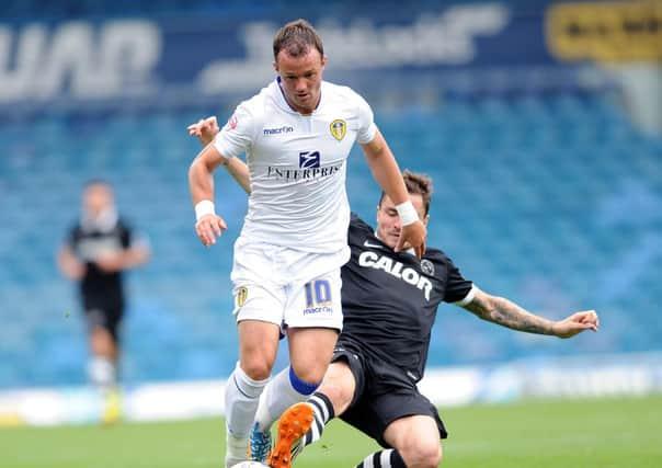 Noel Hunt in pre-season action against Dundee United. PIC: Jonathan Gawthorpe