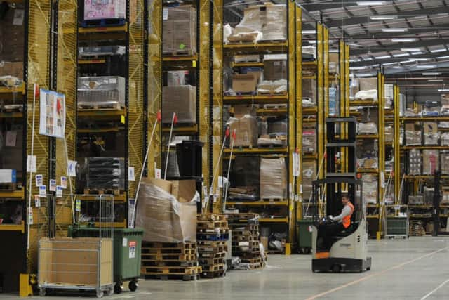 Chris Poad, Director of Seller Services, at  the Amazon fulfilment centre in Doncaster on Black Friday.  Pictures: Bruce Rollinson