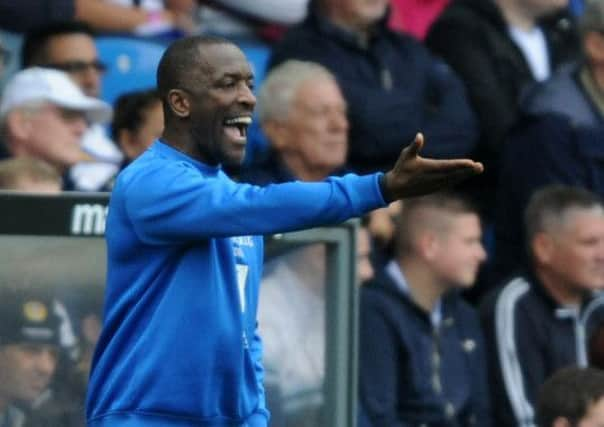 Huddersfield Town manager Chris Powell (Picture: Bruce Rollinson).