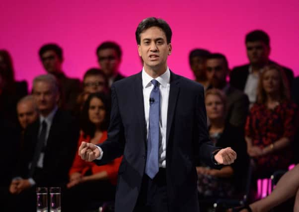 Labour leader Ed Miliband