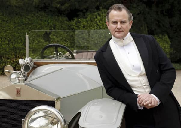 Hugh Bonneville as Downton Abbeys patriarch Robert Crawley, the Earl of Grantham.