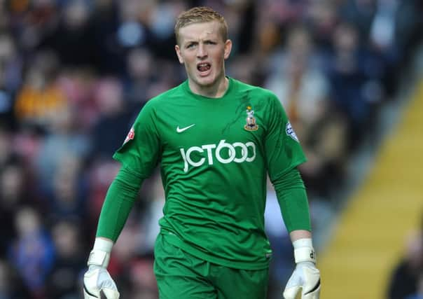 PRAISED: Bradford City's Jordan Pickford. Picture: Bruce Rollinson