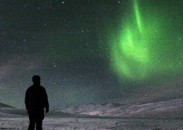 Pictured are the Northern Lights over Norway.