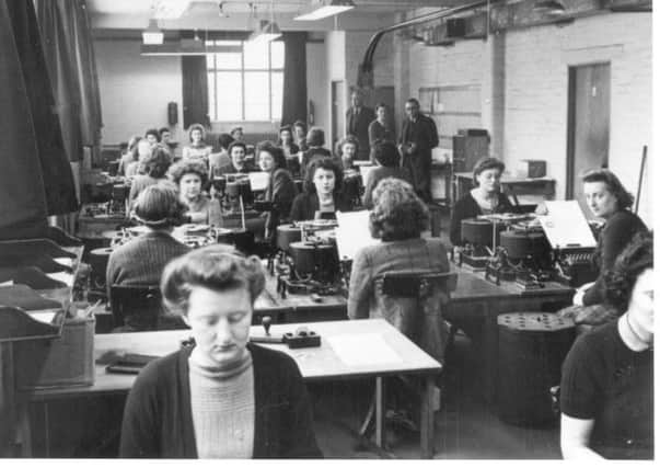 One of the wartime huts at Bletchley Park, where Gwen Burton worked.